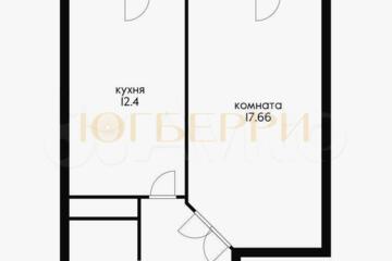 1-к квартира, 46 м², 10/17 эт.